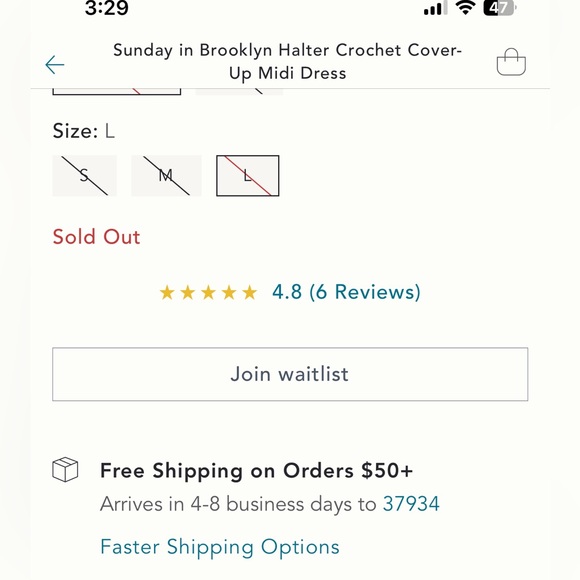 Anthropologie NWT Sz L stunning blue crocheted top-rated halter cover-up dress - Picture 12 of 16